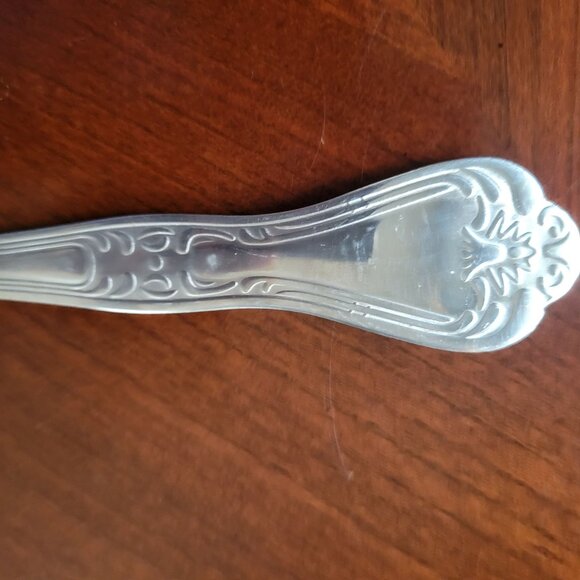 Vintage Spoonful Comfort Silver-Plated Soup Ladle 7" Ornate Handle Design - Picture 2 of 5